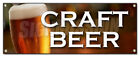 CRAFT BEER BANNER SIGN microbrewery microbrew brewery drinker mug