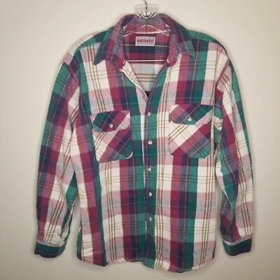 Franela a cuadros multicolor Great Northwest para hombre talla grande Foto 1 de 4