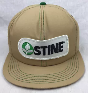 Cappello berretto camionista Stine Soybean Patch SnapBack prodotti K USA beige vintage - Foto 1 di 10