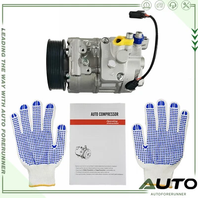 A/C Compressor with 7-Groove for BMW E82 E88 E90 135i 335i /335i xDrive X1 X3 Z4 - Image 1 of 4