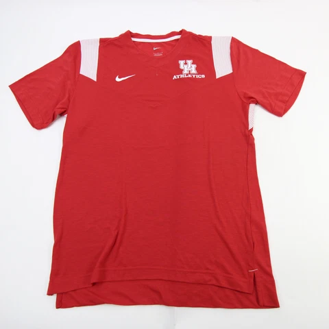Houston Cougars Nike Short Sleeve Shirt Men's Red Used Cover