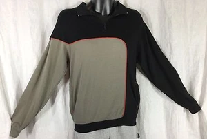 Chaqueta CBUK Negra Gris y Naranja 100% Algodón Pima Talla S - Imagen 1 de 7