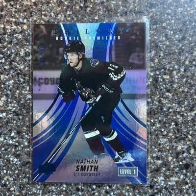 2022 Upper Deck Trilogy Premieres Blue #1/199 Level 1 Nathan Smith #101 RC B235 - Image 1 of 3