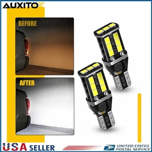 AUXITO T15 LED Reverse Back Up Light Bulb 921 912 W16W 916 Super White 6000K Y - Picture 1 of 12