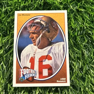 1991 Upper Deck Football Heroes Joe Montana #5 San Francisco 49ers HOF F30 - Foto 1 di 2