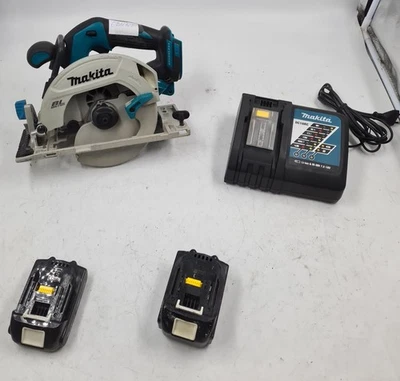 Lot of 4 Makita Cordless Tools - Circular Saw DHS680, Used, Working - Image 1 of 4