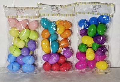 ***(Lote de 60 bolsas) Huevos rellenables de plástico del Jubileo de Pascua (1200 huevos en total)*** Foto 1 de 4