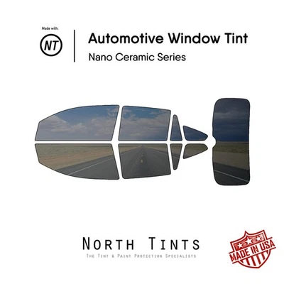 Película de tinte de ventana precortada nano cerámica vidrio para automóvil para Dodge Caliber 2007-2012 Foto 1 de 4