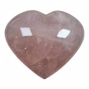 Rose Quartz "Premium Grade" Crystal Polished Heart 366.2 grams. - Picture 1 of 2