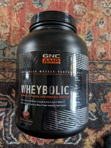 GNC AMP Wheybolic Chocolate Fudge Whey Protein Powder 25 Servings 48.1 Oz - Picture 1 of 3