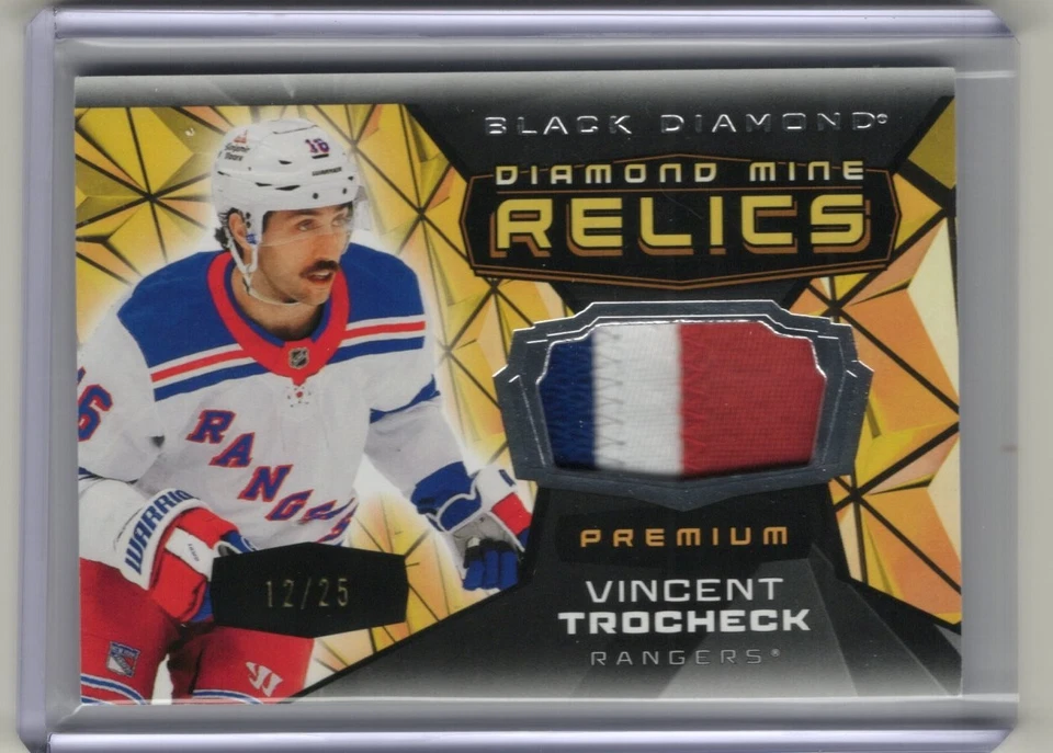 25-26 BLACK DIAMOND MINE RELICS PATCH VINCENT TROCHECK 12/25 - Image 1 of 1