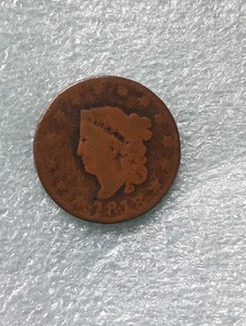 1818 Coronet Large Cent - Picture 1 of 7
