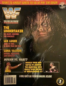 WWF Magazine July 1993 The Undertaker *Has Poster* B - Picture 1 of 18