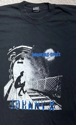 Camisa Punk De Colección Años 90 The Bouncing Souls Banda Skateboarding Puntada Única Talla LG Foto 1 de 4