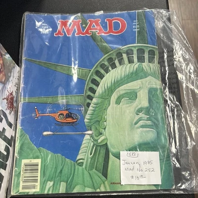 MAD Magazine No. 252 January 1985 Statue of Liberty - Image 1 of 2