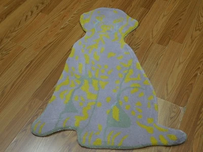 Tibetan Dog Rug Shape Handmade Kids Boho Rug Aesthetic Rug 2x3 - Image 1 of 4