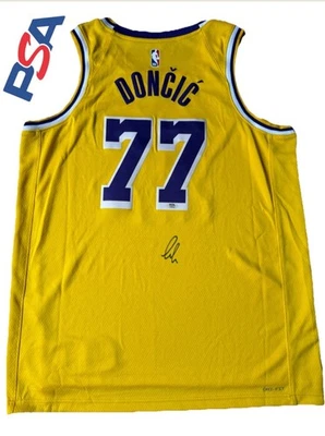 Luka Doncic Signed Autographed Los Angeles Lakers Jersey PSA DNA COA Authentic - Image 1 of 4