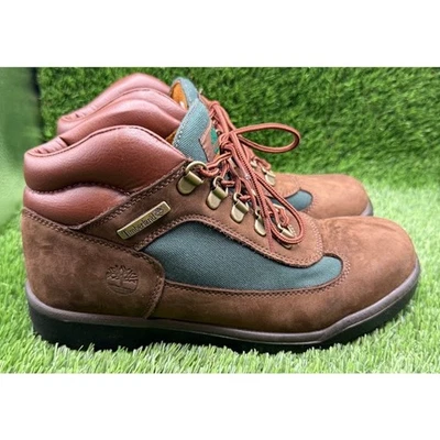 Timberland Youth Boys Field Boot Dark Brown Nubuck Leather 16937 – Size 5.5 - Image 1 of 4