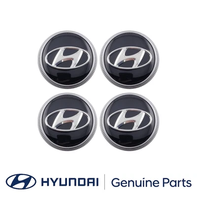 4PCS Genuine OEM Hyundai Palisade Wheel Center Caps Set 2020–2024 52960-S8300 - Image 1 of 4