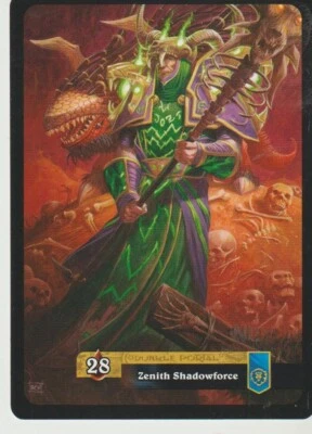 WoW World of Warcraft Dark Portal #3 Zenith Shadowforce "Grüne Karte" - Bild 1 von 2