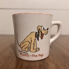 Patriot Co. Walt Disney Pluto the Pup Mug Coffee Cup USA Made 1930s Collectible