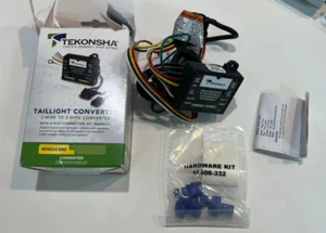 Tekonsha Taillight Converter 3 Wire to 2 Wire Converter Vehicle End 119130 Niob - Foto 1 di 5