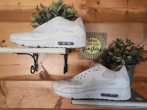 Size 8.5 - Nike Air Max 90 Ultra 2.0 Essential Triple White - Picture 1 of 8