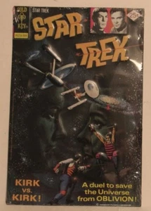 STAR TREK GOLD KEY COMIC BOOK COVER EMBOSSED TIN METAL SIGN WALL DECOR ART 509 - Picture 1 of 7