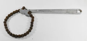 Crescent 12" Chain Wrench CW12 pipe wrench 4-1/2" dia. capacity M827 - Picture 1 of 14