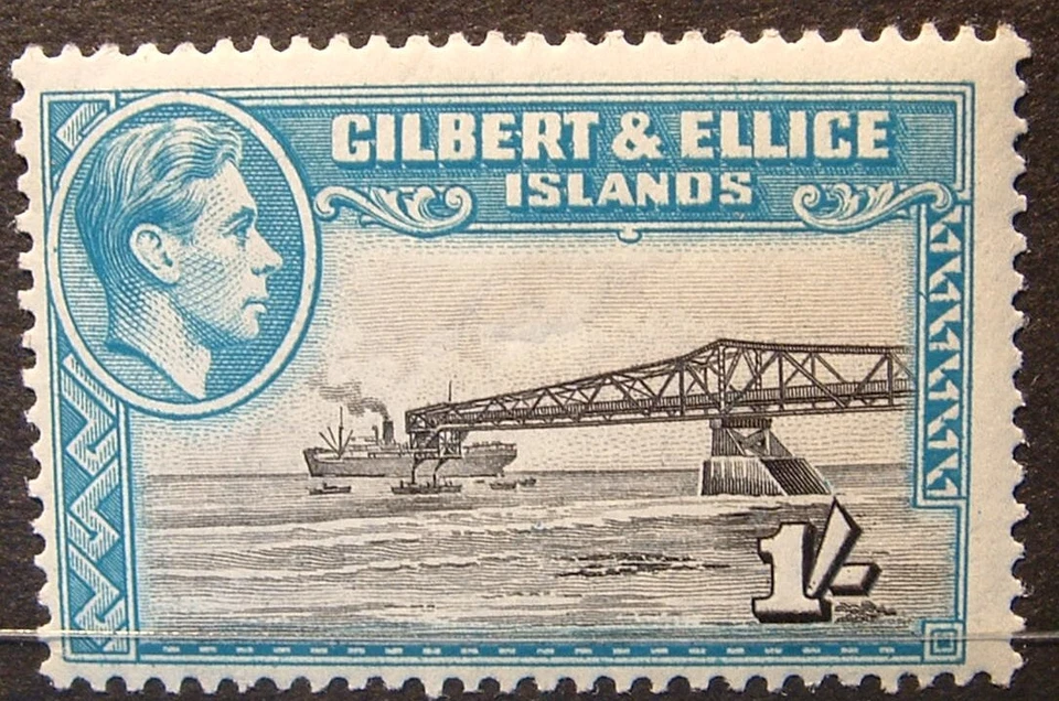 GILBERT & ELLICE 1939 SG51a perfect MVLH clean stamp with no faults full gum. — 第 1/1 张图片