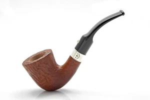 BARLING Pfeife Benjamin Fossil 1821 / Sterlingsilber /130 mm / 45mm / 20mm / 9mm - Bild 1 von 6