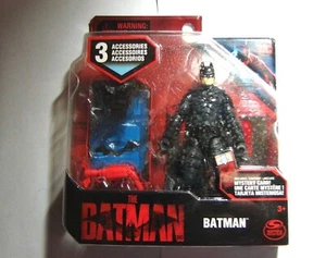 The Batman Movie DC Batman 4"" mit 3 Zubehör - Bild 1 von 3