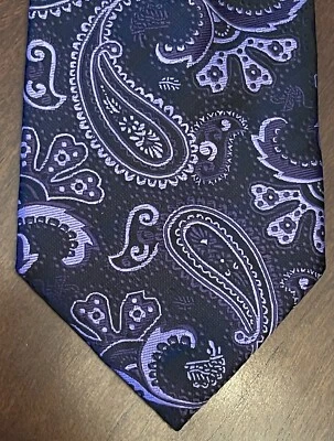 Alexander Julian Colours Purple Black Hand Made 100% Polyester Made In China - Image 1 of 4