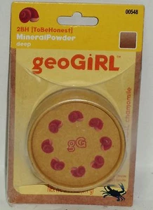 1 GeoGiRL TBH To Be Honest Polvere Minerale Ammorbidisce Perfette Pelle PROFONDA #548 - Foto 1 di 2
