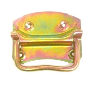 MANIGLIA PER BAULI BAULE SNODATA L.mm.110 FERRO TROPICALIZZATO MANIGLIETTA - Foto 1 di 2