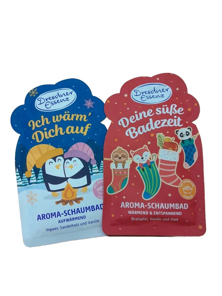 2x Dresdner ESSENZ  Schaumbad WINTER je 40ml Vanille Zimt Ingwer Sandelholz - Bild 1 von 1