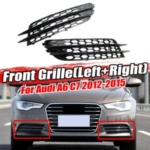 Parrilla de malla de malla para panal negra para Audi A6 C7 2012-15 - Imagen 1 de 10