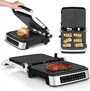 Griglia Elettrica a Contatto Zeegma Tostapane 2100W 🔸Grill da Tavolo Grill Elettrico - Foto 1 di 20