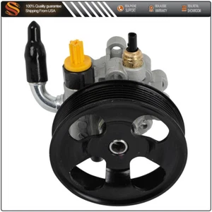Power Steering Pump with Pulley Brand New For 2008-2010 Ford F250 F350 V8 5.4L - Picture 1 of 6