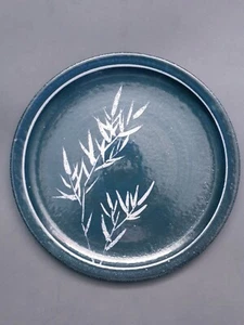 Vintage Dennis Kirchmann studio pottery stoneware dish, 10.75 inches - Picture 1 of 10