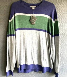 MAGLIONE CASUAL UOMO SIGNATURE DANIEL CREMIEUX 100% COTONE SUPIMA TAGLIA XXL - Foto 1 di 5
