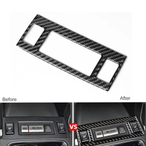 Carbon Fiber Console Sport Mode Button Frame Cover For Subaru Forester 2013-18 - Imagen 1 de 11