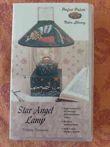 YVONNE THOMSON WINTER HOLIDAY STAR ANGEL LAMP  PAINT LESSON VIDEO VHS ACRYLIC - Picture 1 of 13