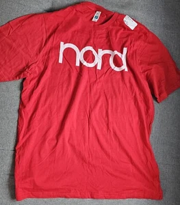 Lane Seven Red Short Sleeve Cotton Men's Mans Graphic Tee T-Shirt Top Size XL - Picture 1 of 7