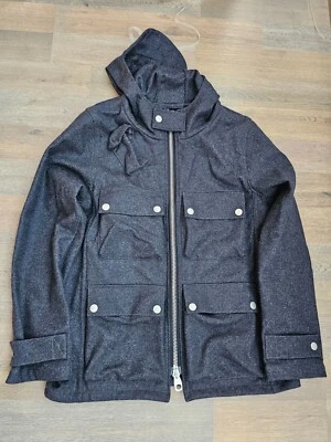 Nigel Cabourn Cameraman Jacket Charcoal Grey With Hood size 48 - Image 1 of 4