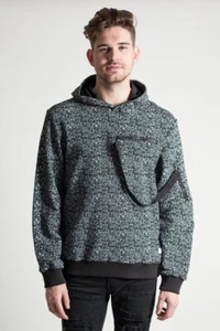 PRINTED PULLOVER HOODIE - Picture 1 of 3