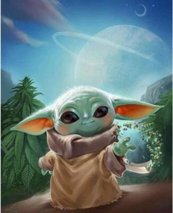 Quitedew Diy 5D Diamond Painting, Art Craft Kit For Beginners, Alien B - Picture 1 of 7