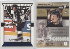 2002-03 Pacific Private Stock Titanium Blue /450 Mario Lemieux #82 HOF