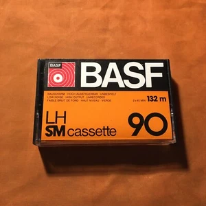 BASF LH SM 90 Cassette,IEC I/Normal Position/Top Zustand,1976,rare - Bild 1 von 6