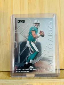 Tua Tagovailoa Rookie RC Call To Arms 2020 Panini Playoff, #CA-18 Dolphins - Foto 1 di 2